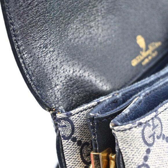 Authentic GUCCI Web Sherry Line PVC Leather Shoulder Bag bsj287-121225 - Picture 16 of 16